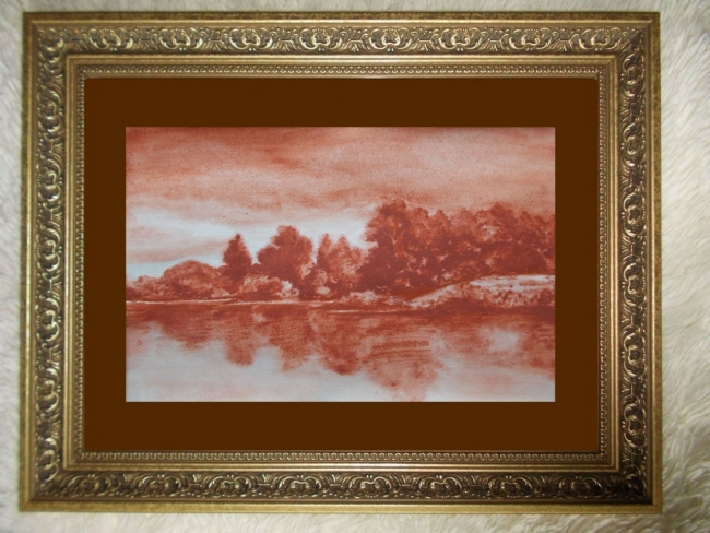 Пейзаж сангиной / Sanguine landscape