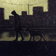 Человек с собакой