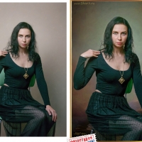 «Мона Лиза ждёт сюрприза» Арт-портрет