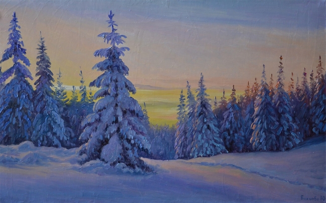 Январский лес