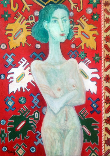 Carpet and girl