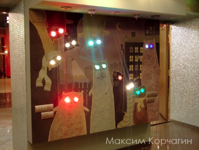 Коты_декоративное панно