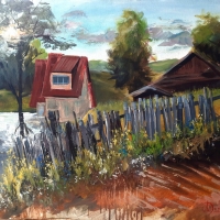 Спуск к пруду
