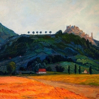 Тоскана. Вечер.