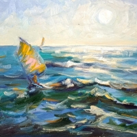 Лодочка. Пленэр ZhNataly.