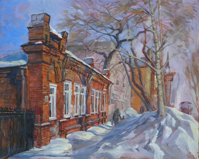 " ул Пушкина 68. Утро"
