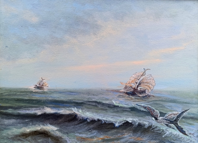 Полет над водой. Проект "Сказочные миры ZhNataly"