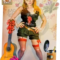 Bad girl. Королева красоты - Маруся Патринтуся. Шарж-портрет